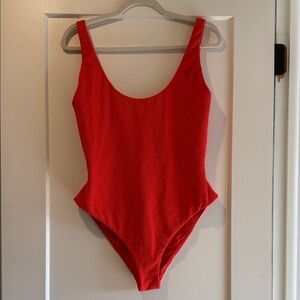 Mara Hoffman Bold Red Swimwear